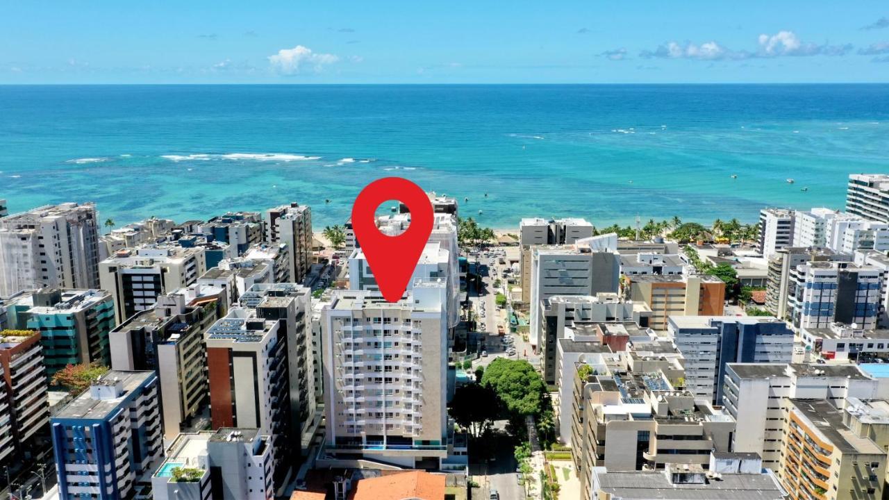 Edf Promenade - Apartamento Com 2 Quartos Climatizados A 150M Da Beira-Mar De Ponta Verde - Piscina, Academia, Sauna, Lavanderia, Home Cine, Churrasqueira, Salao De Jogos, Area Kids Maceió Εξωτερικό φωτογραφία