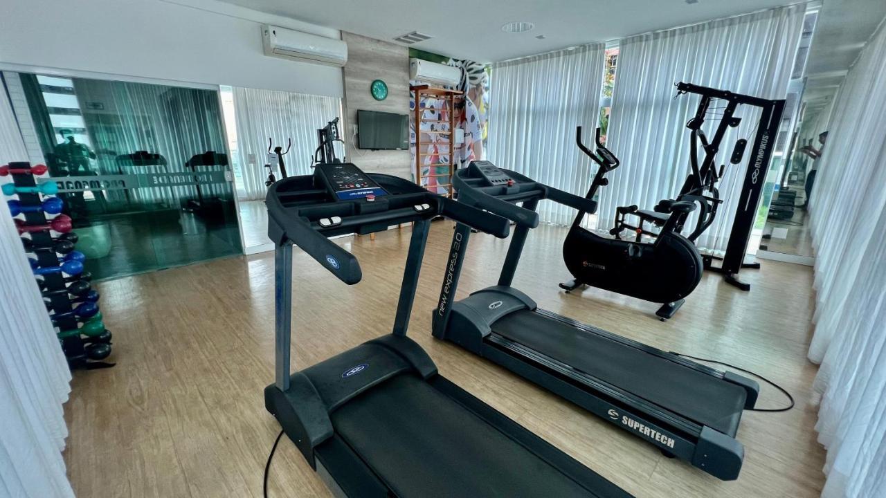Edf Promenade - Apartamento Com 2 Quartos Climatizados A 150M Da Beira-Mar De Ponta Verde - Piscina, Academia, Sauna, Lavanderia, Home Cine, Churrasqueira, Salao De Jogos, Area Kids Maceió Εξωτερικό φωτογραφία